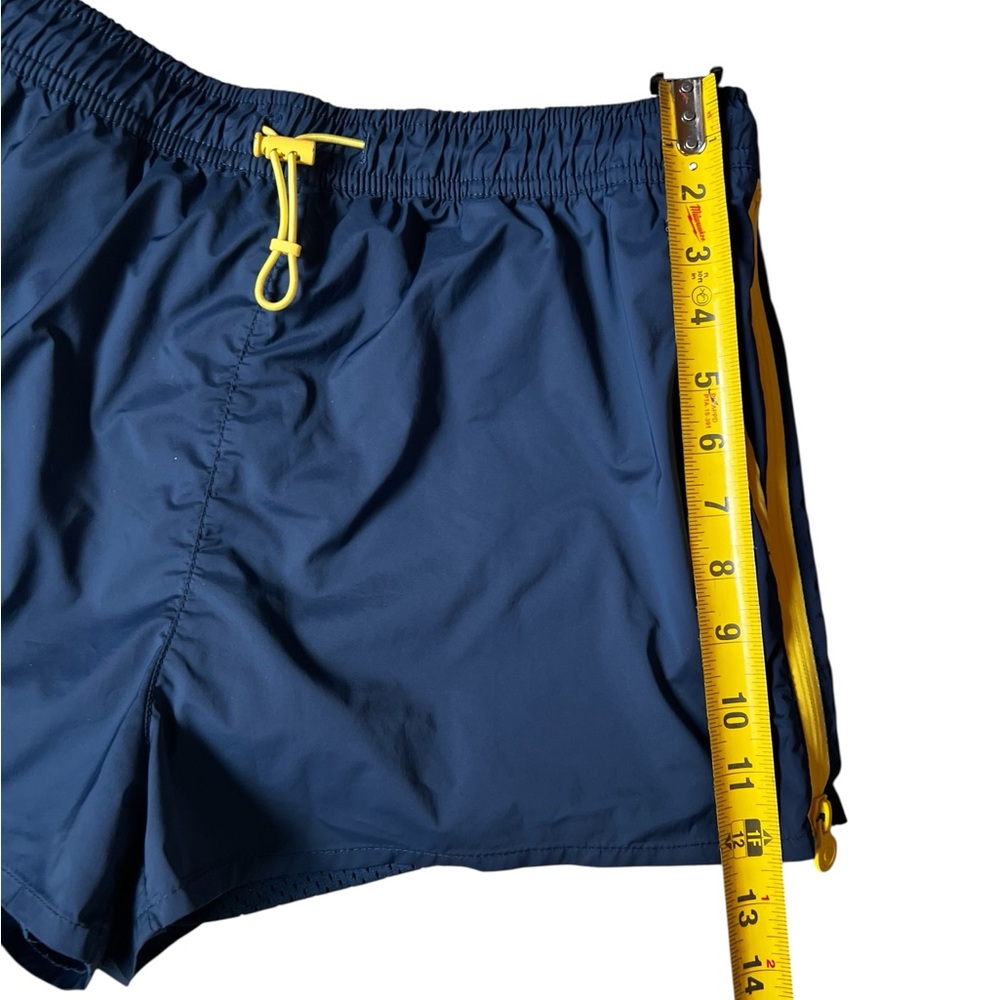 Hunter for Target Women's Athletic Shorts with Side Zips Blue / Yellow | Medium - Picture 11 of 12